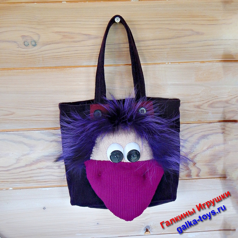 Страус - Оригинальная детская сумочка для девочки