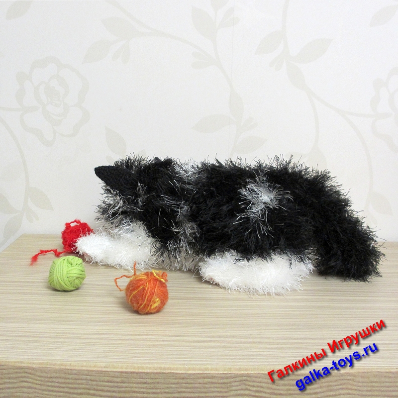 игрушка пушистый котик