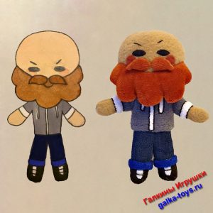 Учитель - мягкие игрушки по рисункам детей