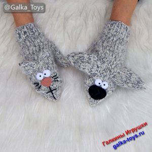 Варежки котопес - смешные коты и собаки