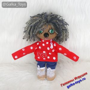 Мягкая игрушка домовенок Кузя чумазый, но весьма симпатичный