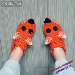 Женские комнатные тапочки милые лисички: Ваше оранжевое настроение