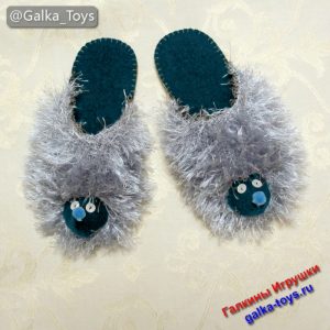 Красивые женские тапочки для дома милые ежи
