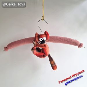 Плечики для верхней одежды рыжий кот мурлыка