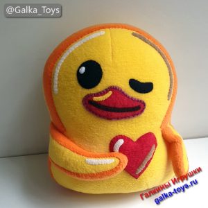 Игрушечный утенок по стикеру из телеграм