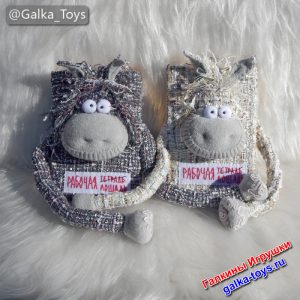 Оригинальный планёр ежедневник с лошадкой на мягкой обложке