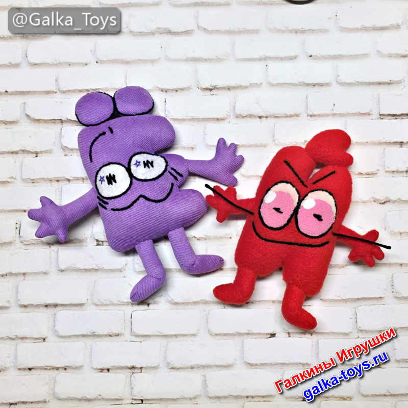 Красивые мягкие игрушки персонажи инмт Ёшка и И Краткий