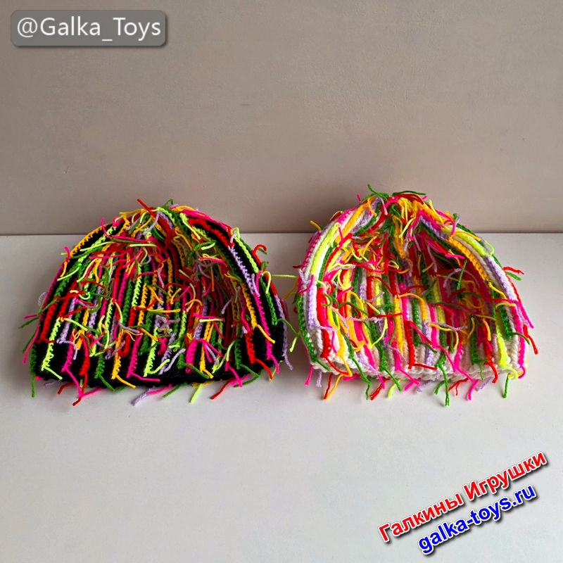 шапка женская из толстой пряжи