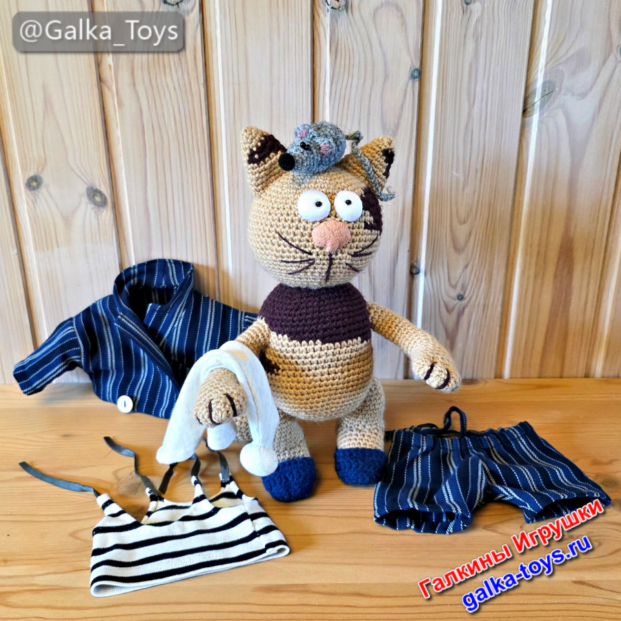 кот ручной работы игрушка
